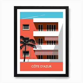 Côte d'Azur Life Art Print
