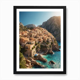 Mediterranean Village Art Print