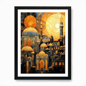 Hagia Sophia Ayasofya Pixel Art 5 Art Print