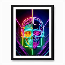 Neon Skull 23 Póster