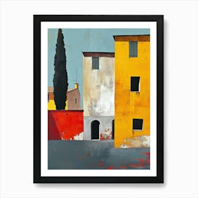 Verona Ventures: Houses with a Touch of Romance, Italy Art Print