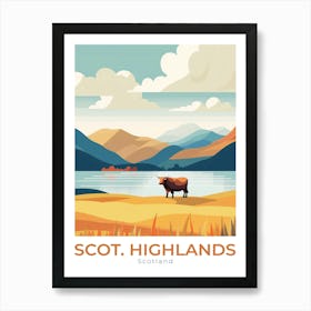 Scotland Highlands Travel Art Print