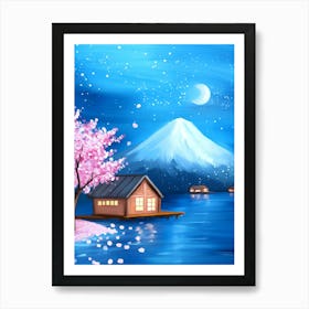 House On The Lake 4 Art Print