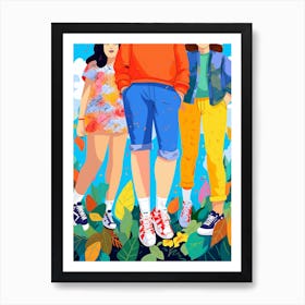 Body Positivity Fashion Illustration 3 Art Print