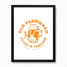 Old Fashioned Retro Art Print