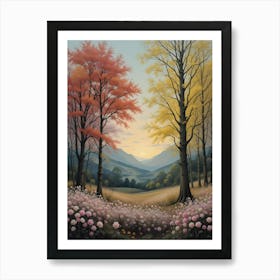 Autumn Trees 2 Art Print