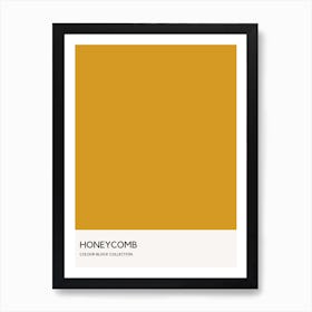 Honeycomb Colour Block Poster Art Print