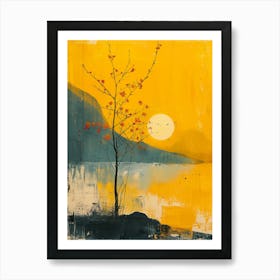 Sunset Tree 1 Art Print