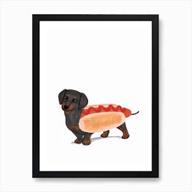 Hotdog Sauagedog Poster