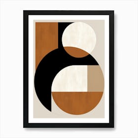 Ivory Bregenz Geometric Serenade Art Print