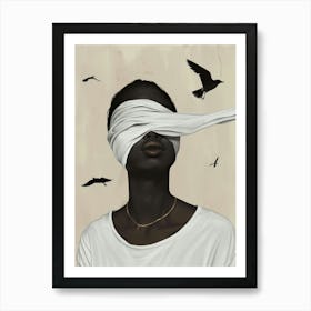 'Blackbird' Art Print