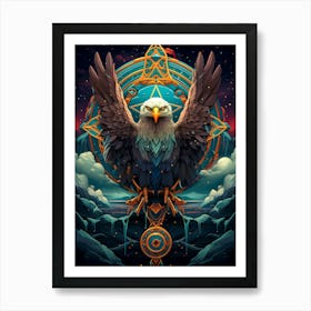 Eagle Fly Native Art Print