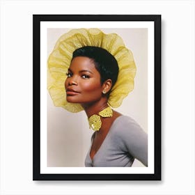 Nia Long Retro Collage Movies Art Print