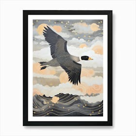 Goose Gold Detail Painting Art Print