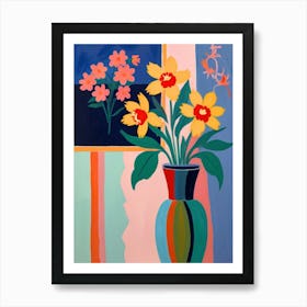 Flowers In A Vase 28 Art Print