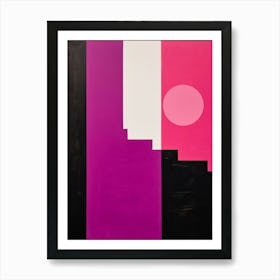 Minimalist Geometry Abstract Illustration 16 Art Print