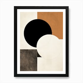 Beige Bauhaus Vkermarkt Vision Art Print