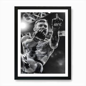 Conor McGregor Boxing Funny Vintage Art Print