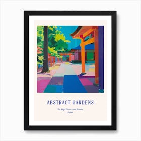 Colourful Gardens The Meiji Shrine Inner Garden Japan 1 Blue Poster Art Print