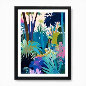 San Diego Botanic Garden, Usa Abstract Still Life Art Print