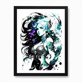 Mermaid 1 Art Print