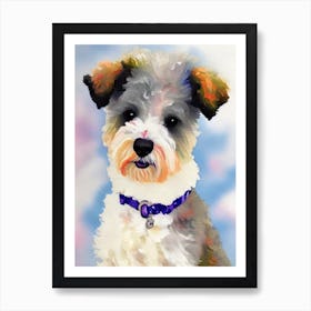 Bichon Frise Watercolour Dog Art Print