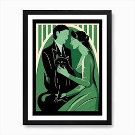 The Lovers, Tarot Card Art Print