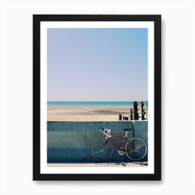 Biking In Camber Sands Poster