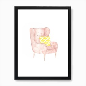 Cozy Armchair Art Print