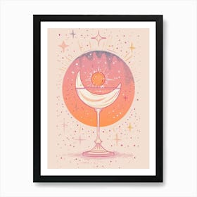 cup of moon Art Print