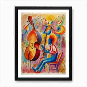 Jazz Musician Art Print