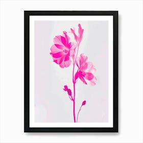 Hot Pink Snapdragon 1 Art Print