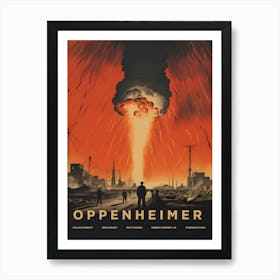 New Oppenheimer Movie Art Print