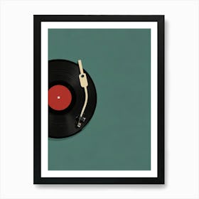 Vinyl Record Stock Videos & Royalty-Free Footage Art Print