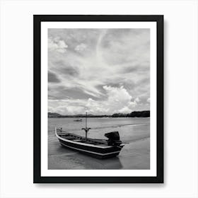 Fishing Boat in the Bay Art Print