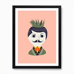 Gentleman Planter Art Print