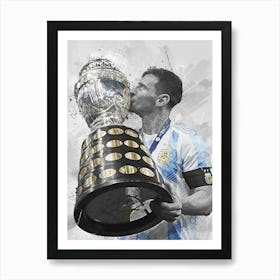 Lionel Messi Argentina 15 Art Print