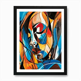 Abstract Of A Woman 68 Art Print