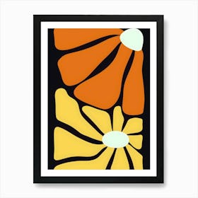 Henri Matisse Orange And Yellow Flowers Art Print