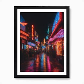 Neon Lights 1 (1) Art Print