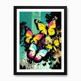 Butterflies In The Sky 36 Art Print