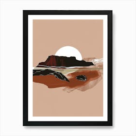 Desert Landscape 26 Art Print