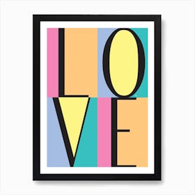 Love Blocks Art Print