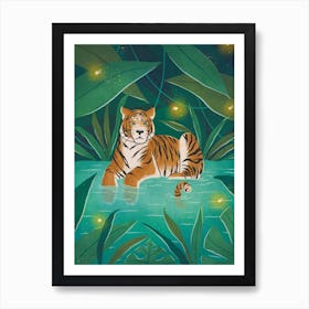 Jungle Tiger Art Print