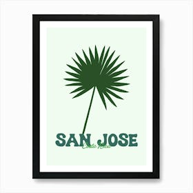 San Jose Costa Rica City Flower Coastal Wall Art Art Print