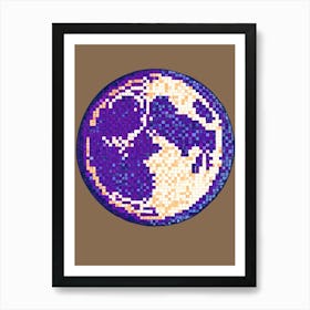 Pixel Art Art Print