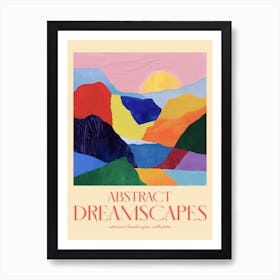 Abstract Dreamscapes Landscape Collection 64 Art Print