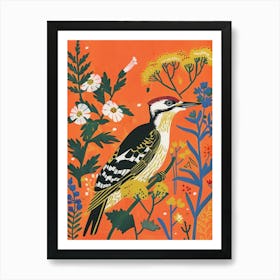 Spring Birds Woodpecker 2 Poster