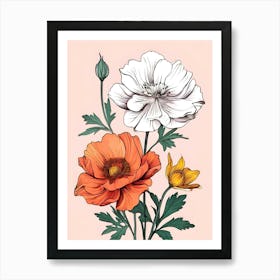 Poppies 21 Art Print