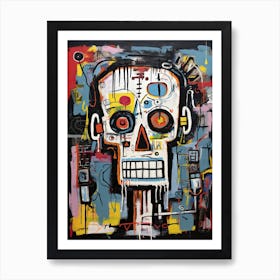 Graffiti of the Undead: Skulls in Neo-Expressionism Art Print